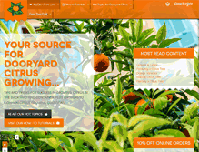 Tablet Screenshot of mycitrustree.com